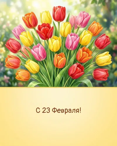 поздравительная картинка 23 февраля — мужская