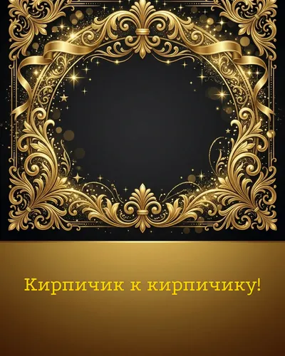 открытка строителю — кирпичик к кирпичику!